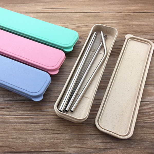 4 in 1 Stainless Steel Drinking Straw Gifts Set SDS1821 Supplier